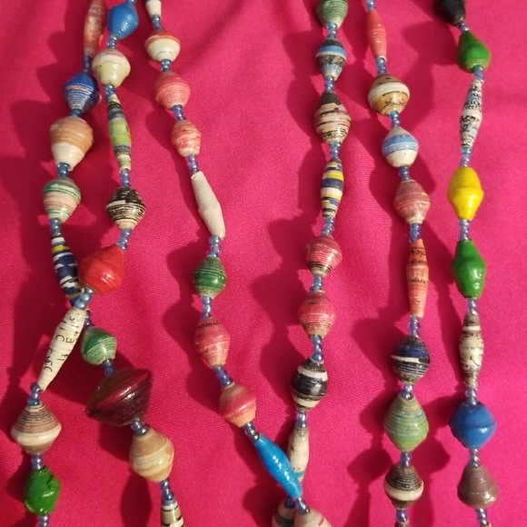 Fair Trade Jewelry - Fair Trade beaded Necklace from Uganda